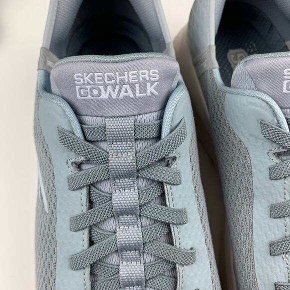 Skechers Hands Free Slip Ins Go Walk Flex Grand Entry Sneakers Grey Men's 10 - Picture 5 of 12